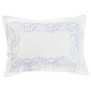 Christy Richmond Embroidered Standard Pillow Shams Pale Blue Set of 2